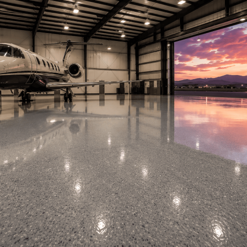 private_jet_hangar_epoxy_flooring_phoenix_az.webp